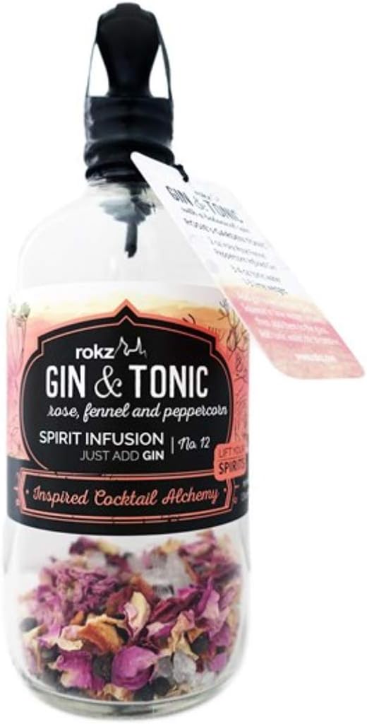 Gin and Tonic Spirit Infusion Bottle for Cocktails, 16 Ounce