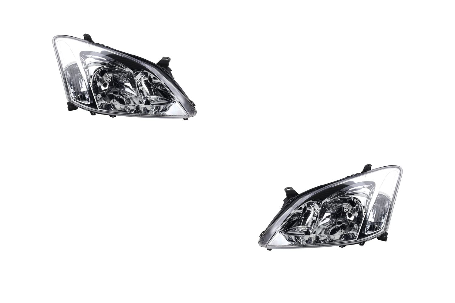 Johns, juego de faros compatible con Toyota Corolla Faros E12 01/02-07/04 H7/H7 juego izquierdo y derecho