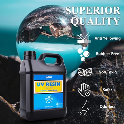 Resina UV 2000 g transparente para joyería y manualidades - Fernando Cortés Resina UV 2000 g transparente para joyería y manualidades - Fernando Cortés