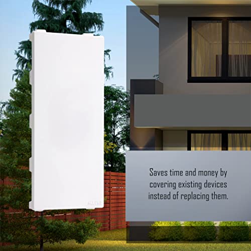 Taymac A00W Allure Nonmetallic Wallplate With Blank Insert, White #TOP5