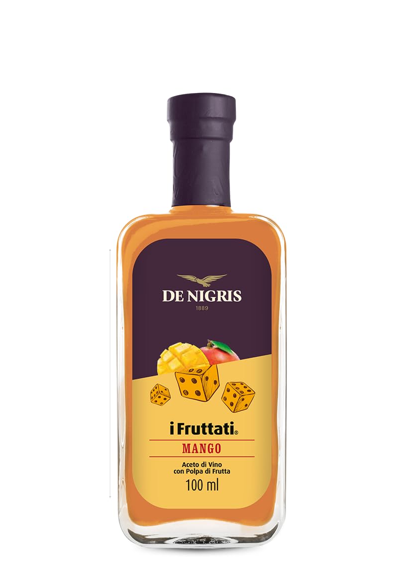Italian Gourmet Testpaket I Fruttati condimento fruttato Mix, 3 x 100ml | Passionsfrucht, Himbeere und Mango; agrodolce italiano per Insalate, Bowls, Gesamtnettogewicht 300 ml + Kostenlos Polpa 400g