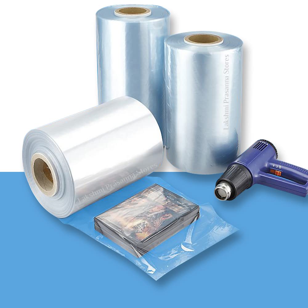 HANgMORE® Pack of 10 Meters PVC Heat Shrink Tube Transparent Lay Flat - Width 13 Inches x Length 10 Meter(Heat Gun Not Included) (B09KLZ1QMH) Amazon Price History, Amazon Price Tracker