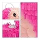 Relaxdays 10022567 Pinata Flamingo, zum Aufhängen, Kinder, Mädchen, Geburtstag, zum Befüllen, HxBxT: 80 x 40 x 14 cm, rosa-pink