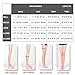 Truform 30-40 mmHg Compression Stockings for Men & Women, Thigh High Length, Dot-Top, Closed Toe, Black, Medium
