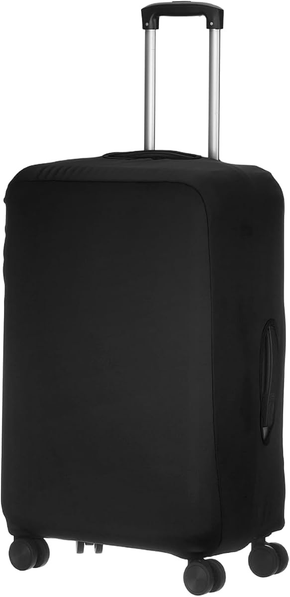 Travel Luggage Cover, Washable Suitcase Covers for Luggage Anti-scratch Suitcase Protector Elastic Baggage Protective, Fits 29-32 Inch Suit Case, Black