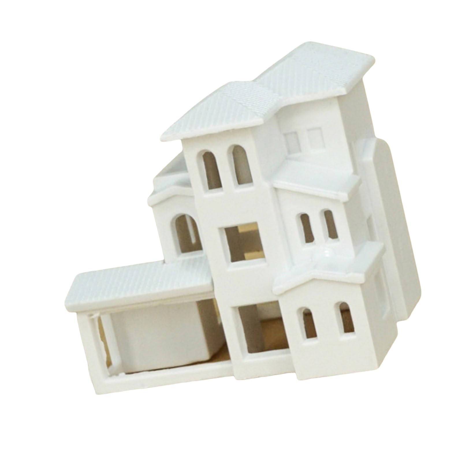 Maxtonser N Scale 1:500 Villas Building Assembling Model Outland Realisms Scene Sand Table Building Model for Diys Sprays Painting