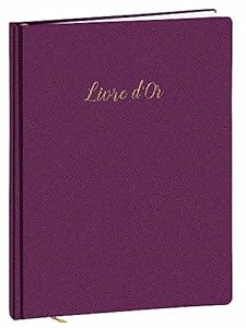 Quo Vadis Signaturenbuch 21x27 cm Taïga Pflaume