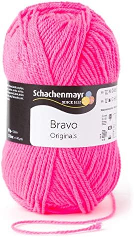 Schachenmayr Bravo, 50G neon Gelb Handknitting Yarns