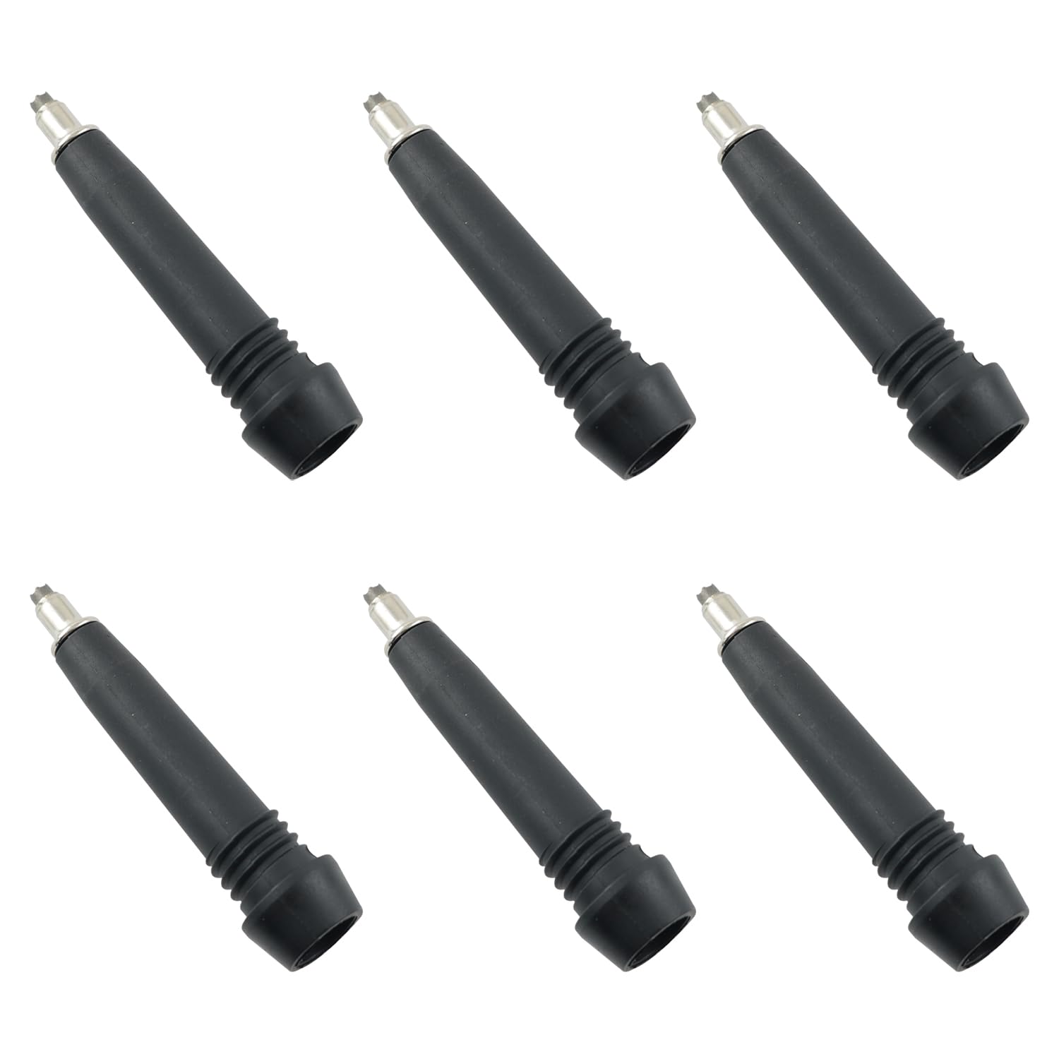 Pro Bamboo Kitchen 6PCS Walking Pole Tips Outdoor Hiking Pole Accessory Anti Skid Pole Tip Sleeve Snow Tray Mud Tray Rubber Tip Protector Rubber Hiking Pole Tips