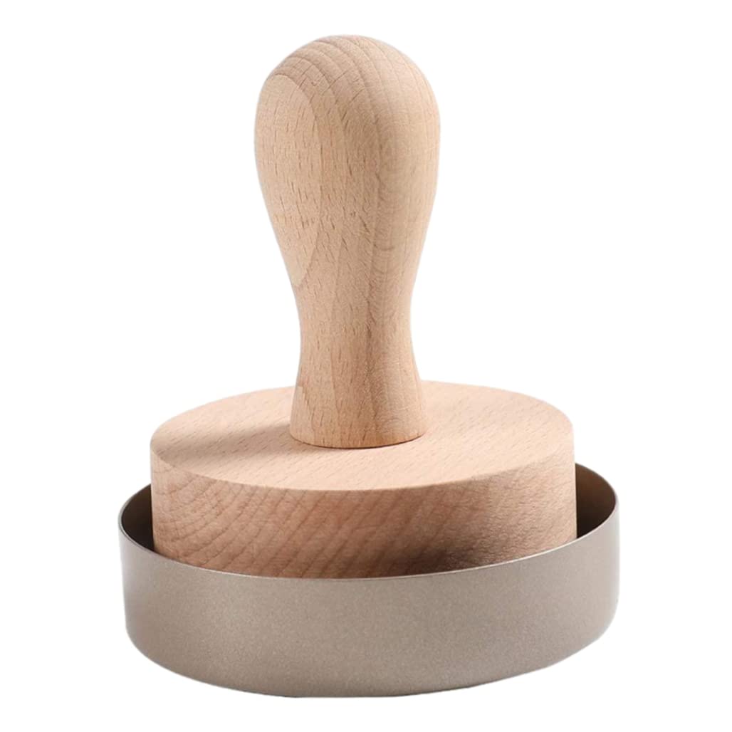 Tart Press Tool Wood Egg Tart Pusher DIY Baking Dough Press Pastry Tamper Wooden Tart Mould Wood Egg Tart Pusher Dough Press Pastry Tamper Wood Tart Tamper