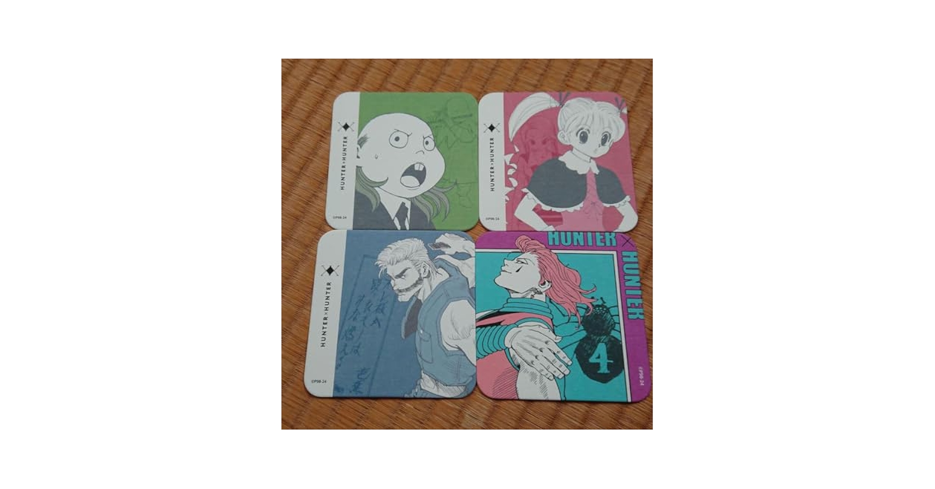 HUNTER×HUNTER　ヒソカ　アートコースター ハンターハンター HUNTER×HUNTER ヒソカ アートコースター