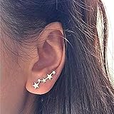 Ohrringe sind handgemacht Niaofeces Ohrring Kristall Blume Ohrringe Für Frauen Schmuck Gold Silber Strass Ohrringe Schmuck Geschenk-E72-Gold