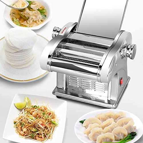 WERYU Haushalts-Nudelmaschine Automatische Edelstahl-Nudelmaschine für Küchenhilfe-Standmixer 3 in 1 Nudelmaschine… – Bild 3