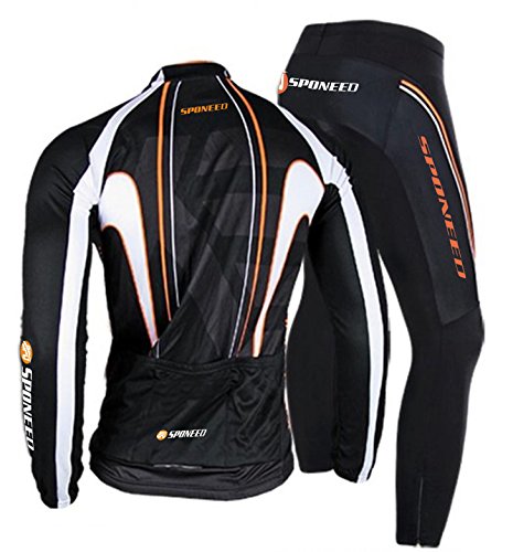 Sponeed Men's Long Sleeve Cycling Jersey Bike Pants Biking Shirt Cycle Jackets Us M Multi #TOP1