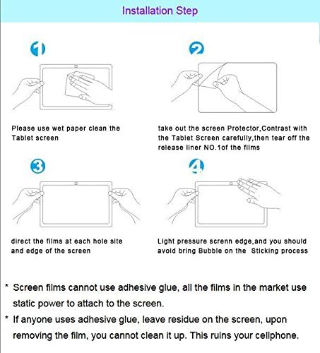 Premium 9H Hardness Wear-Resisting Tempered Glass Screen Protector Film Guard Shield Saver Armor Cover Compatible with Samsung Galaxy Tab E 9.6" SM-T567V Tablet