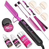DAN Technology hot comb set,Wig Installation Kit,hot comb,WigGlue and Remover,Hair Wax Stick,Edge Control Gel,HD wig cap,Lace Melting Band,Hair Edge Brush,Rat Tail Comb,Salon Styling Clips