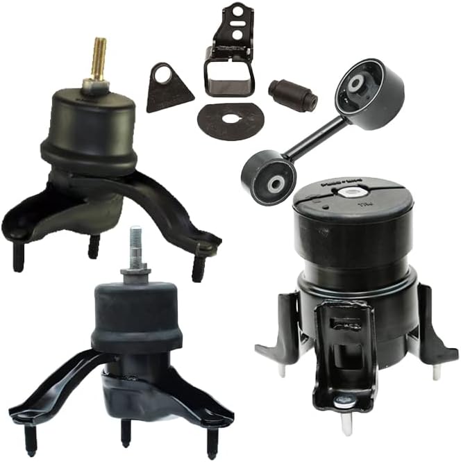 Motor,Torque Strut&Transmission Mount Set For 2001-2003 Toyota Highlander 3.0L 2WD