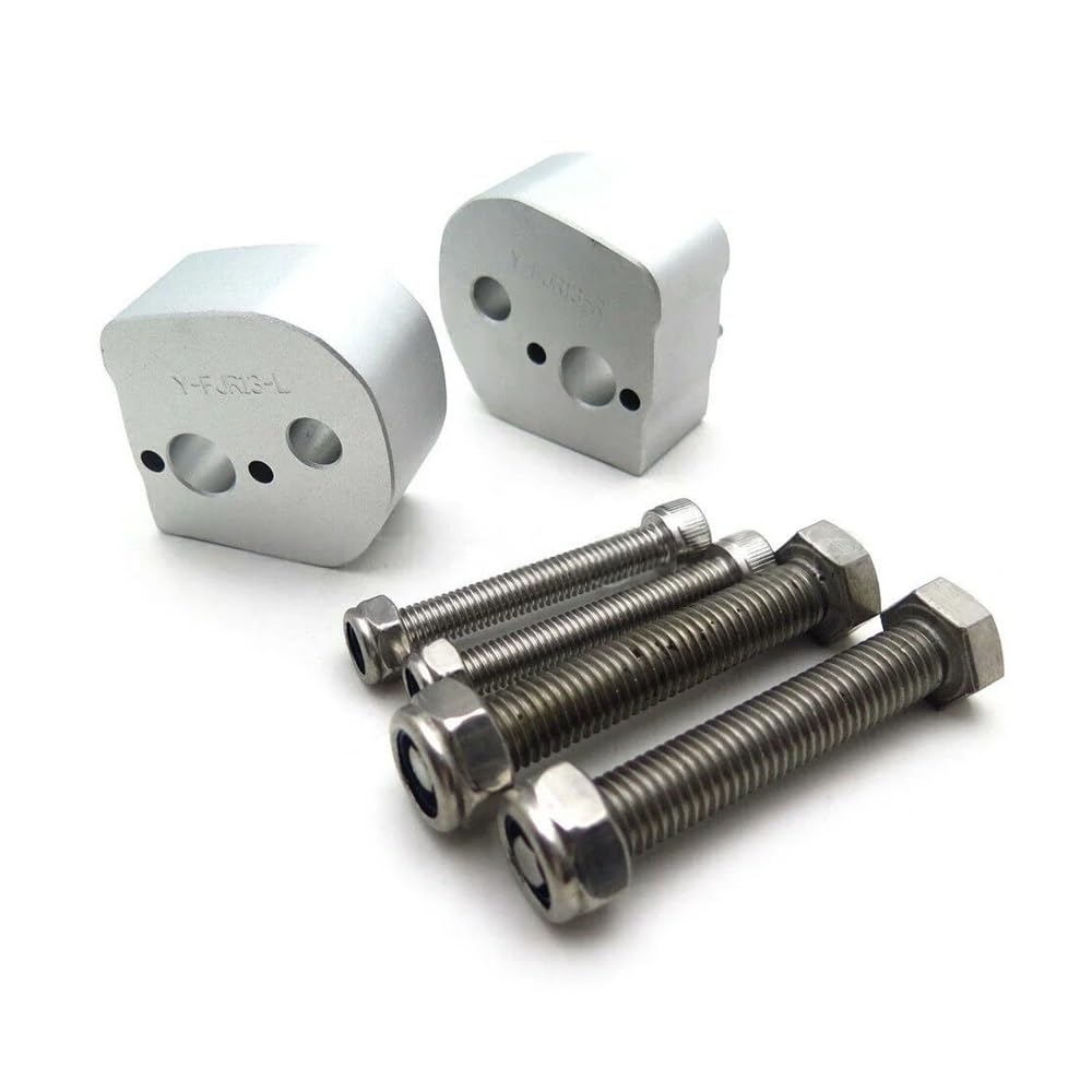 Pontet Guidon Moto Kit De Montage De Barre De Guidon De Levage 1 ", Pièce De Moto, Entretoise Jusqu'à 25mm pour FJR 1300 2006 – 2019, Extension De Levage