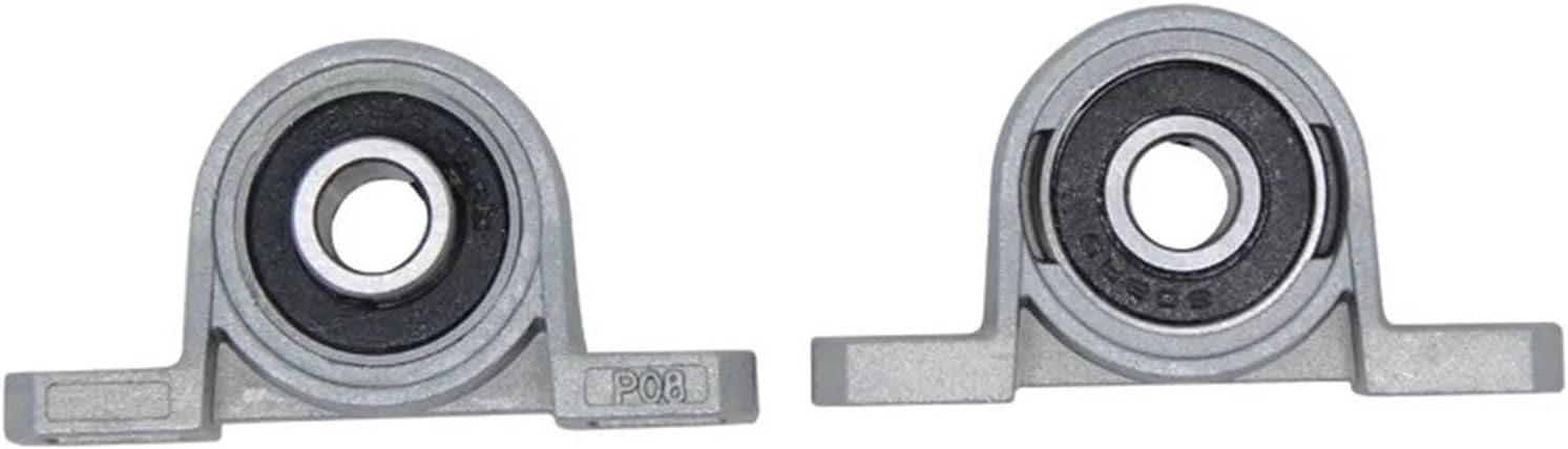 Bearing Shaft Pillow Block Housing Mounted Support Zinc Alloy Kfl08 Kp08 Kfl000 Kp000 Kfl001 Kp001 T8 Lead Screw Bracket(KP001 ID 12mm)