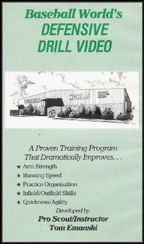 Baseball World's Defensive Drill Video (A Proven Baseball Training Program) VHS VIDEO