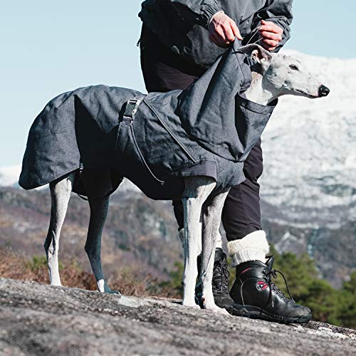Hurtta Expedition Parka Wintermantel Hundemantel Blackberry Schwarz
