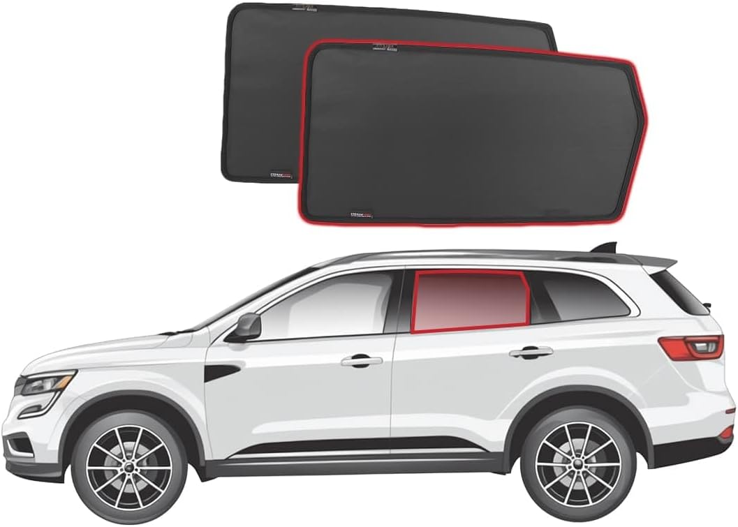 Snap Shades for Renault Koleos 2nd Generation | Samsung QM6 Car Rear Window Shades (HC; 2016-Present)