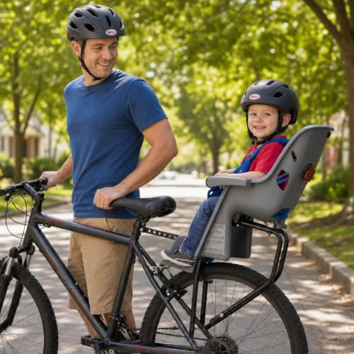 Bell Cocoon 300 Rear Mount Child Bike Seat  -  5-Point Harness, Fits 26–27 in Bikes - image 8