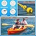 Vertintong Deep Water Fishing Float 4.72 x 2.75'' Heavy Duty Pool Buoy Float Fishing Marker 0.78 Hole for Kayak Tow Line Anchor Marker Buoy Drift Sock Replace Pool Crabbing Dock(Red, Yellow,12 Pcs)