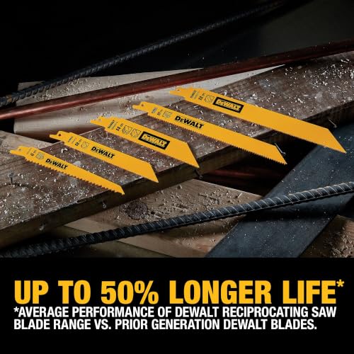 DEWALT Reciprocating Saw Blade Set