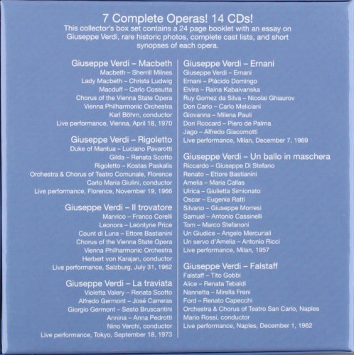 Miniatura 2 de Verdi The Greatest Operas - Macbeth Rigoletto Il Trovatore La Traviata Aida Otello Falstaff