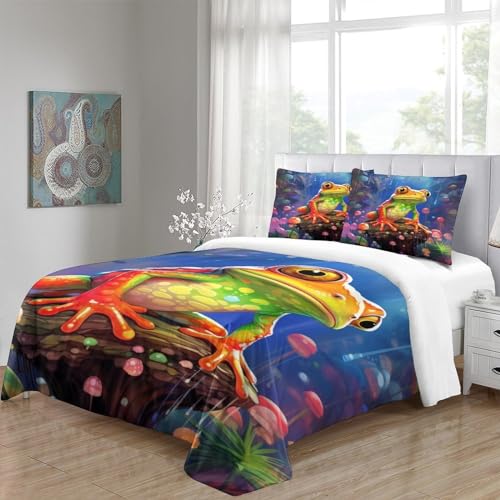Housse de couette rainette tachetée 3D de qualité supérieure King - 5