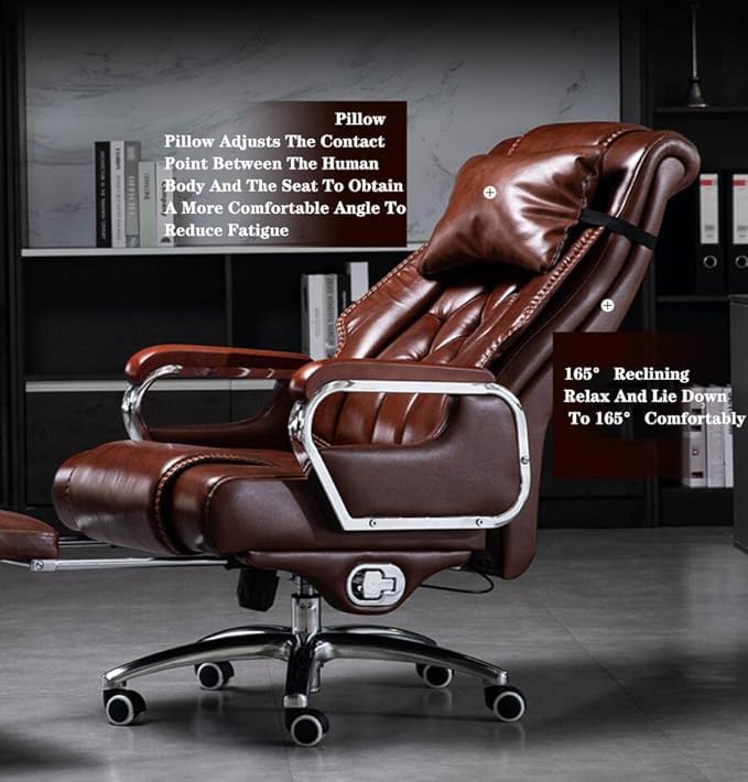 Lakdi furniture cum | Massage Director Chair | High-back | Plain support | Footrest | Recliner | Adjustable height | Royal look with superior comfort | 360swivel | Tilt | Perfect for office Lakdi furniture cum | Massage Director Chair | High-back | Plain support | Footrest | Recliner | Adjustable height | Royal look with superior comfort | 360swivel | Tilt | Perfect for office