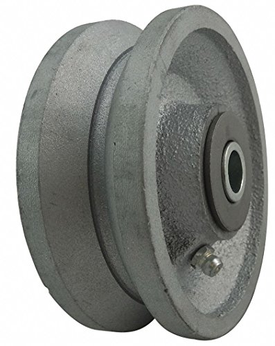 4Inwheeldia,V-Groovetrackwheel,400Lbloadrating,2040024607