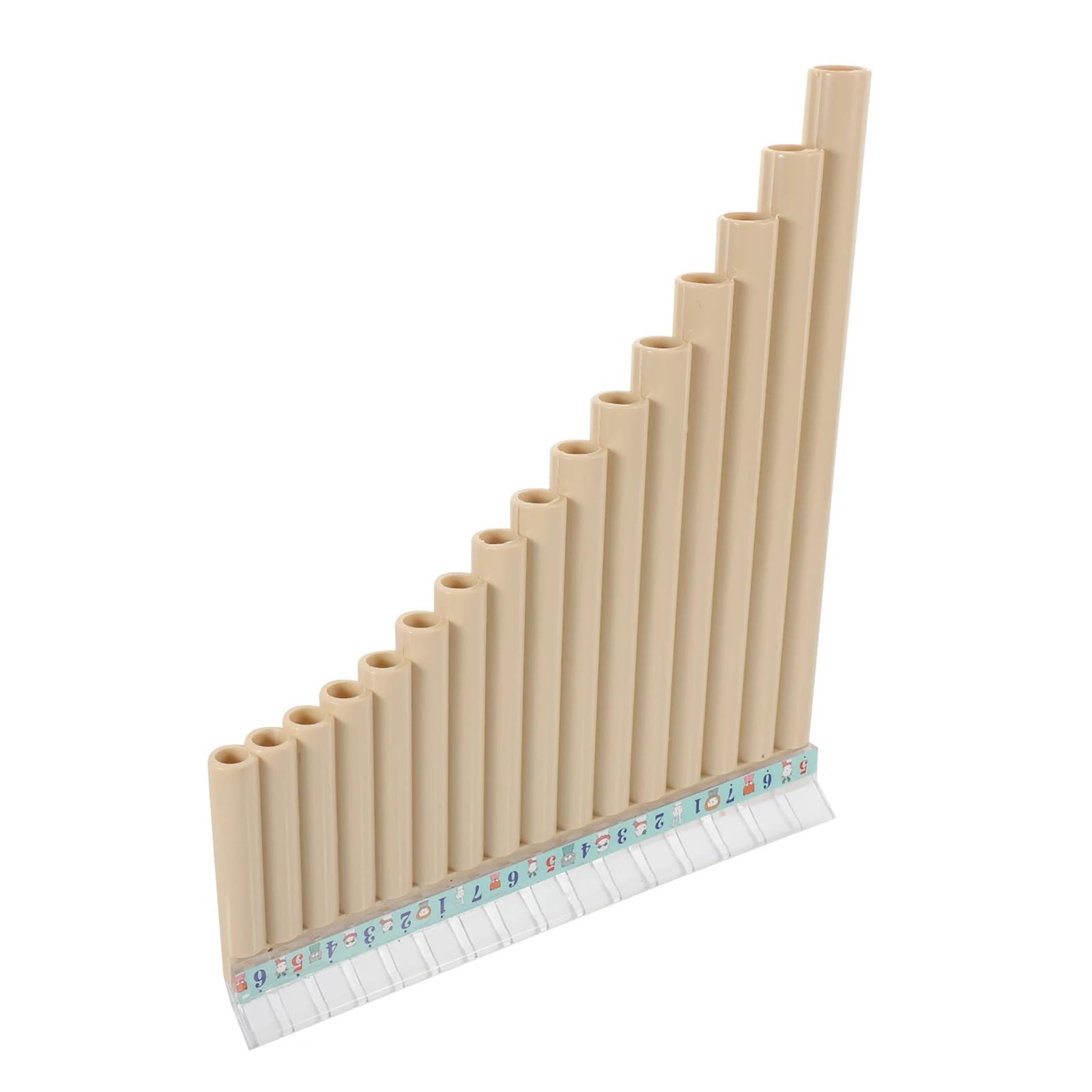 Flauto Di Pan Mini Flauto di Pan Strumento musicale educativo chiave C for principianti fila portatile Mini flauto in plastica for scuola