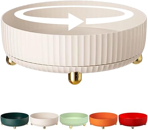 Lazy Susans Estante de almacenamiento de rotación de 360, organizador Lazy Susan, organizador giratorio de despensa, organizador de despensa y