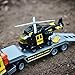 Sunny Days Entertainment Semi Truck Helicopter Carrier Transport – Lights and Sounds Toy Vehicle with Friction Motor | Realistic Truck and Trailer for Kids – Maxx Action