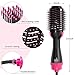 One 4-1 Step Hair Dryer & Volumizer Hair Dryer Brush Blow Dryer Brush, Ceramic Hot Air Brush Styler and Dryer Negative Ion Air Hair Brush