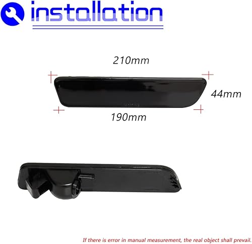 Miniatura 3 de JDMTECH para Ford Mustang trasera trasera de la luz del marcador lateral de JDMTECH para Ford Mustang 2005 2006 2007 2008 2009 lente ahumada