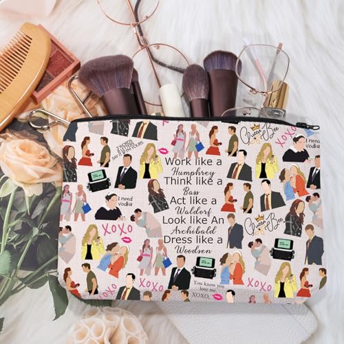 MYSOMY Gossip TV Show Inspired Gift Gossip Characters Cosmetic Bag Serena Blair Fans Gift Upper East Side Funny Girl TV Show Fans Gift (Gossip Bag) - Image 2