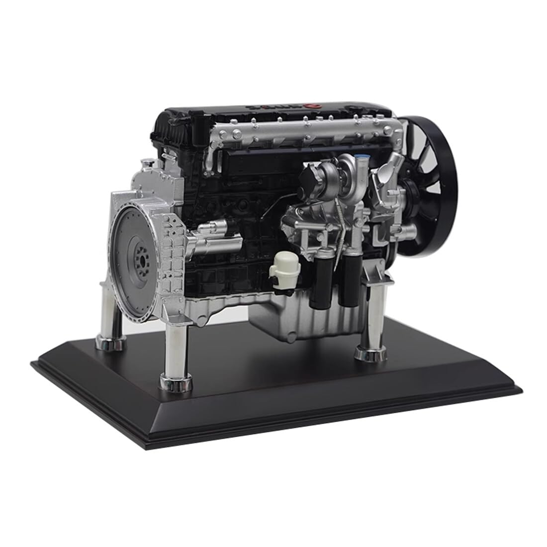 LenyKingPro Replica statica del modello del motore a combustione interna in lega in scala 1/10, per appassionati di auto, collezionisti e decorazione per casa e ufficio