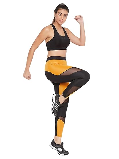 Women's Polyester Activewear Sports Ankle Length Tights
