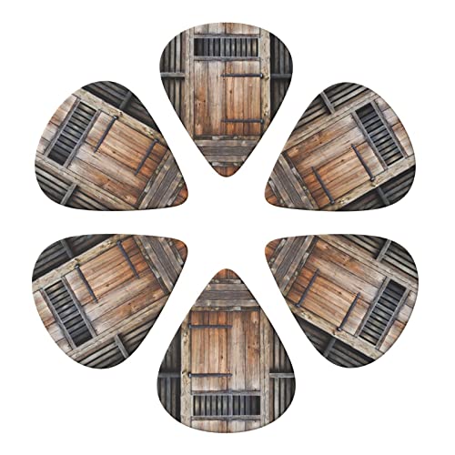 Lot de 6 médiators en bois rustique pour guitare acoustique, guitare électrique, basse, ukulélé – fins, moyens et épais. - Les Beatles, Paul McCartney, John Lennon, RIngo Starr, George Harrison Lot de 6 médiators en bois rustique pour guitare acoustique, guitare électrique, basse, ukulélé - fins, moyens et épais. – Image 5