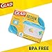 Glad GladWare Design Series Food Storage Containers - Medium Rectangle - Meal Container Holds up to 24 Ounces of Food - Lock Tight Seal, 4 Count
