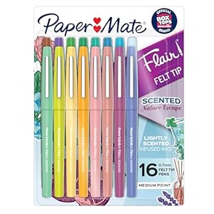 Paper Mate Flair Nature Escape Scented Felt Tip Pe...