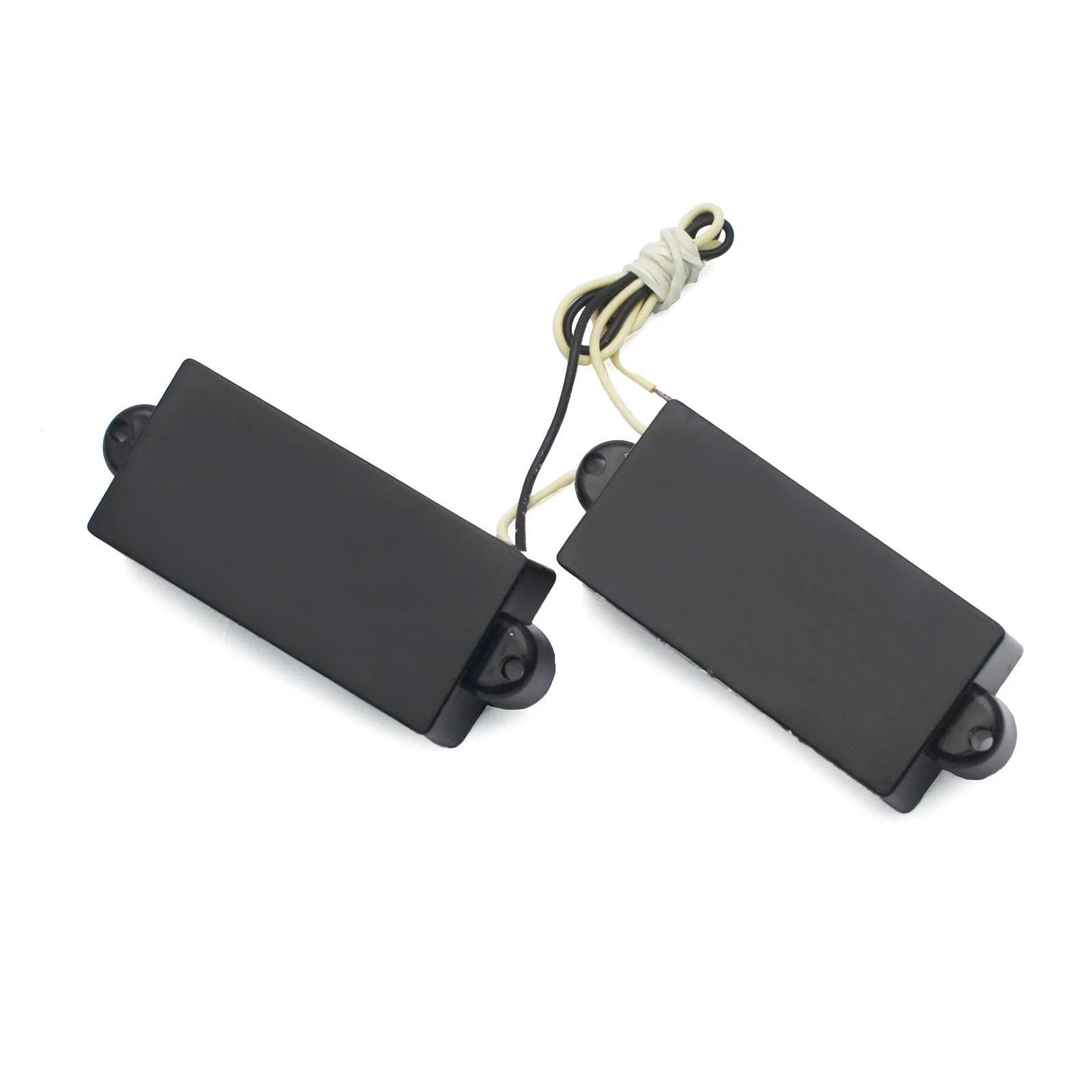 Repuestos Para Pastillas De Guitarra Juego De Pastillas Para Bajo Con Cubierta Cerrada Para Cuerdas | Pastillas Humbucker selladas en negro para bajo eléctrico