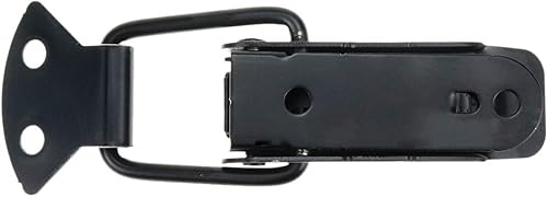 Miniatura 5 de Cierre de palanca grande de acero inoxidable con resorte - Paquete de 4, Tamaño grande sin agujero para candado