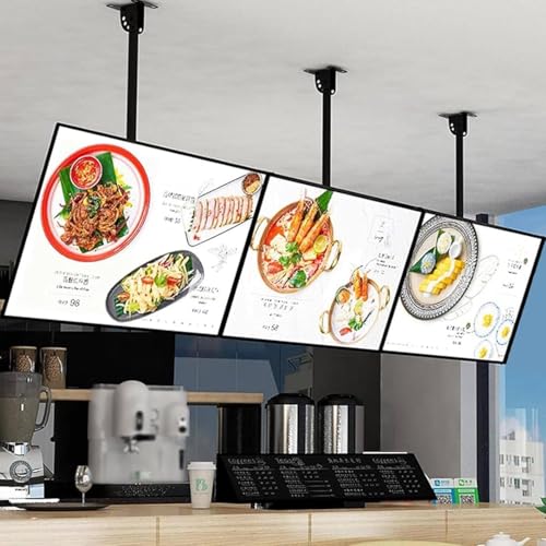 Boîte à lumière LED avec cadre encliquetable pour affiche murale