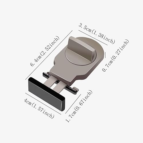 Miniatura 3 de Tope de ventana ajustable,Cerradura de seguridad de ventana deslizante,Tope de ventana de cuña de ventana para ventana deslizante horizontal,