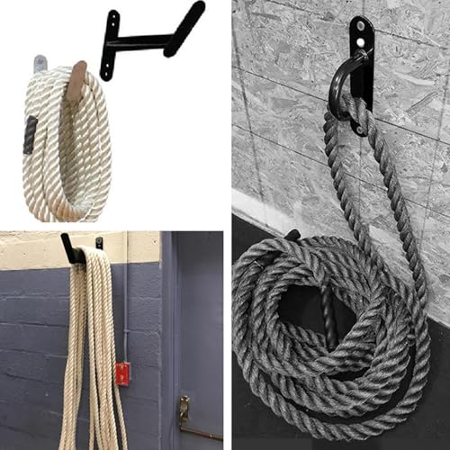 Support pour corde de combat mural robuste et compact pour gain de place