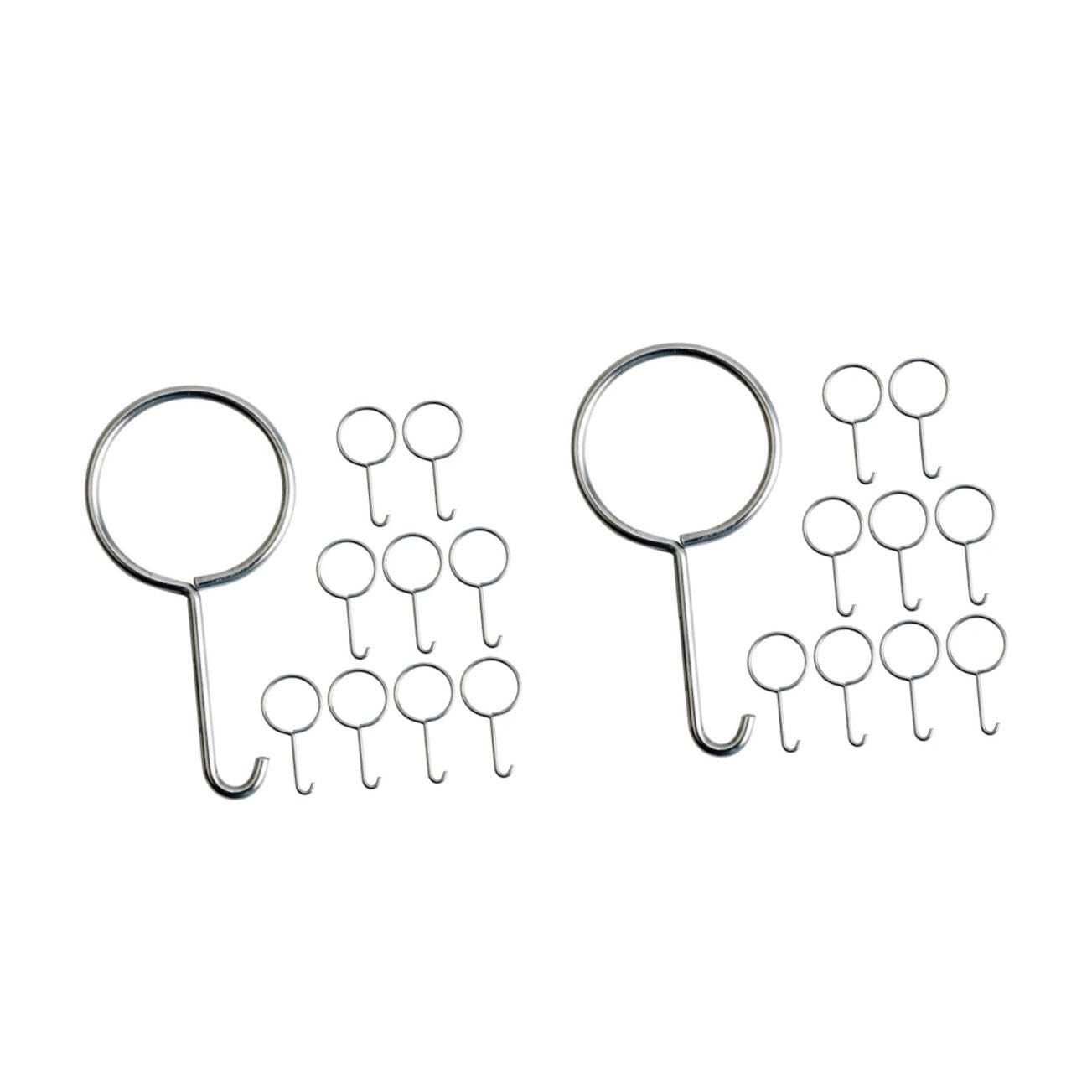 ARTIBETTER 2sets Drain Cleaning Hook Tool Stainless Steel Drain Lifter for Shower Removal 10pcs*2